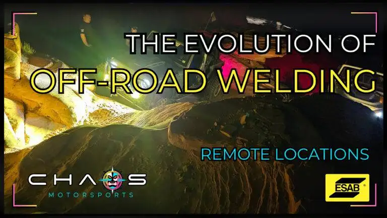 Evolution of off road welding - remote locations