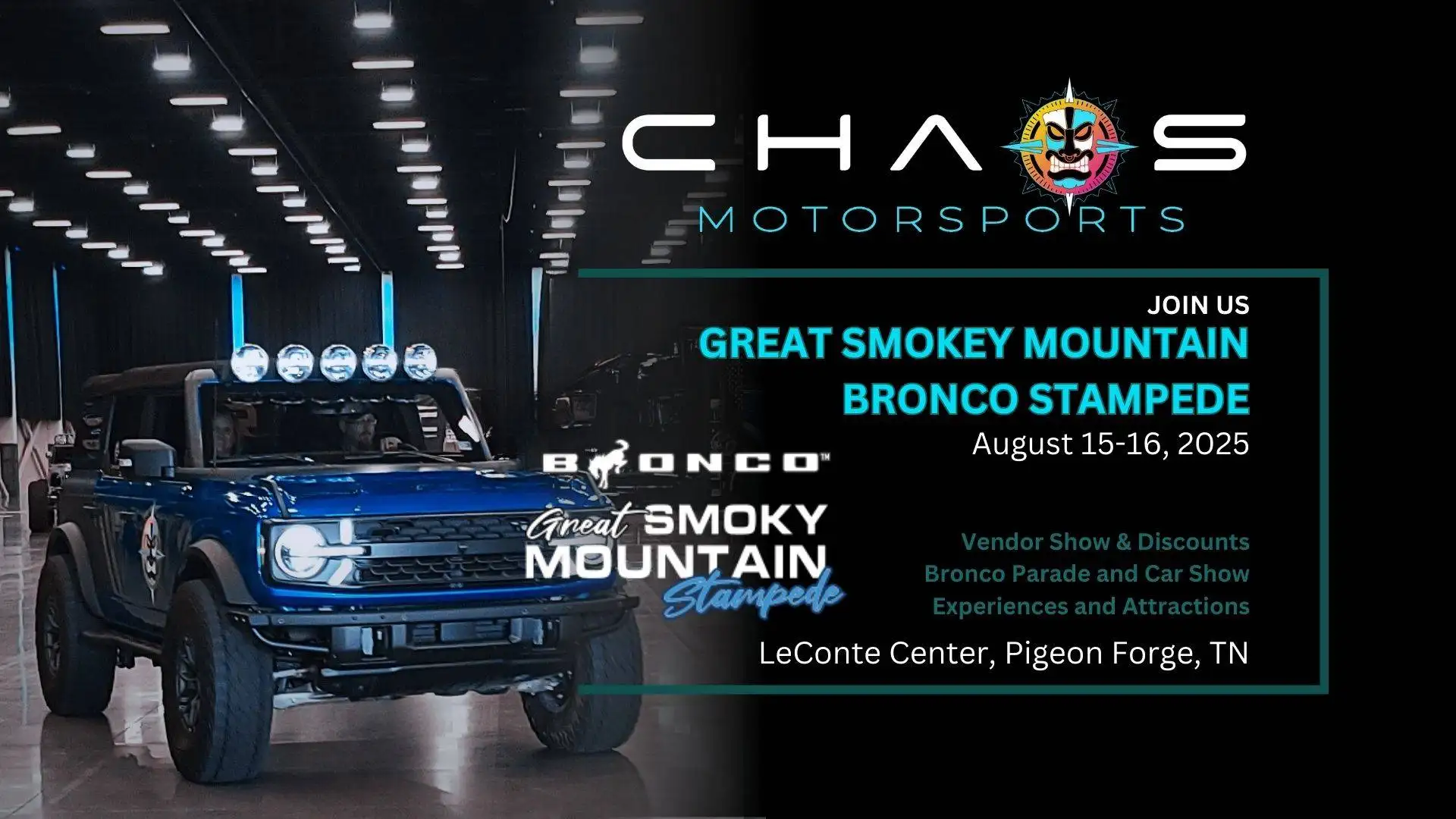 Great Smokey Mountain Bronco Stampede August 2025